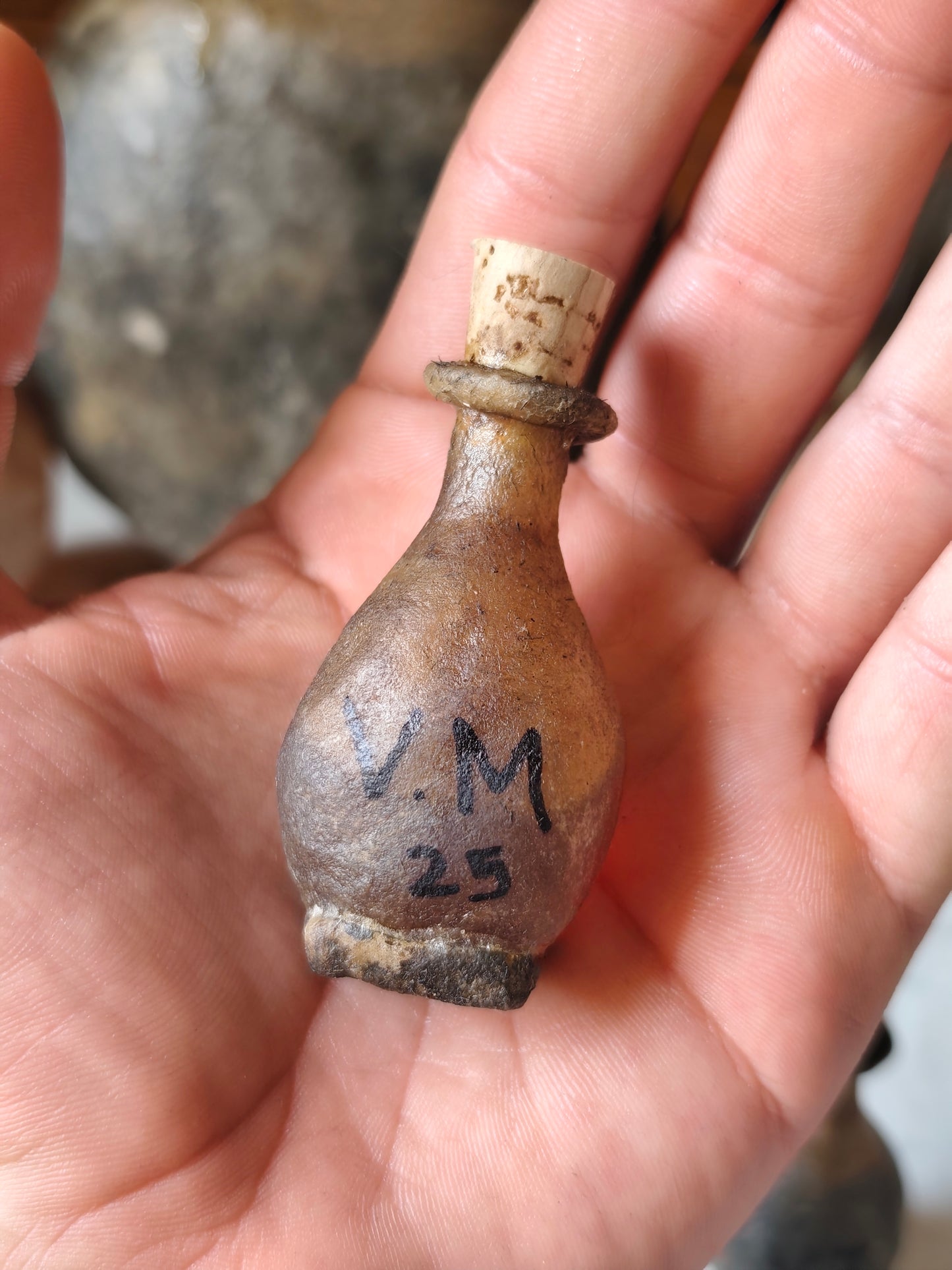 Madagascar Vetiver in a Leather Bottle, 12 grams, Bottle included