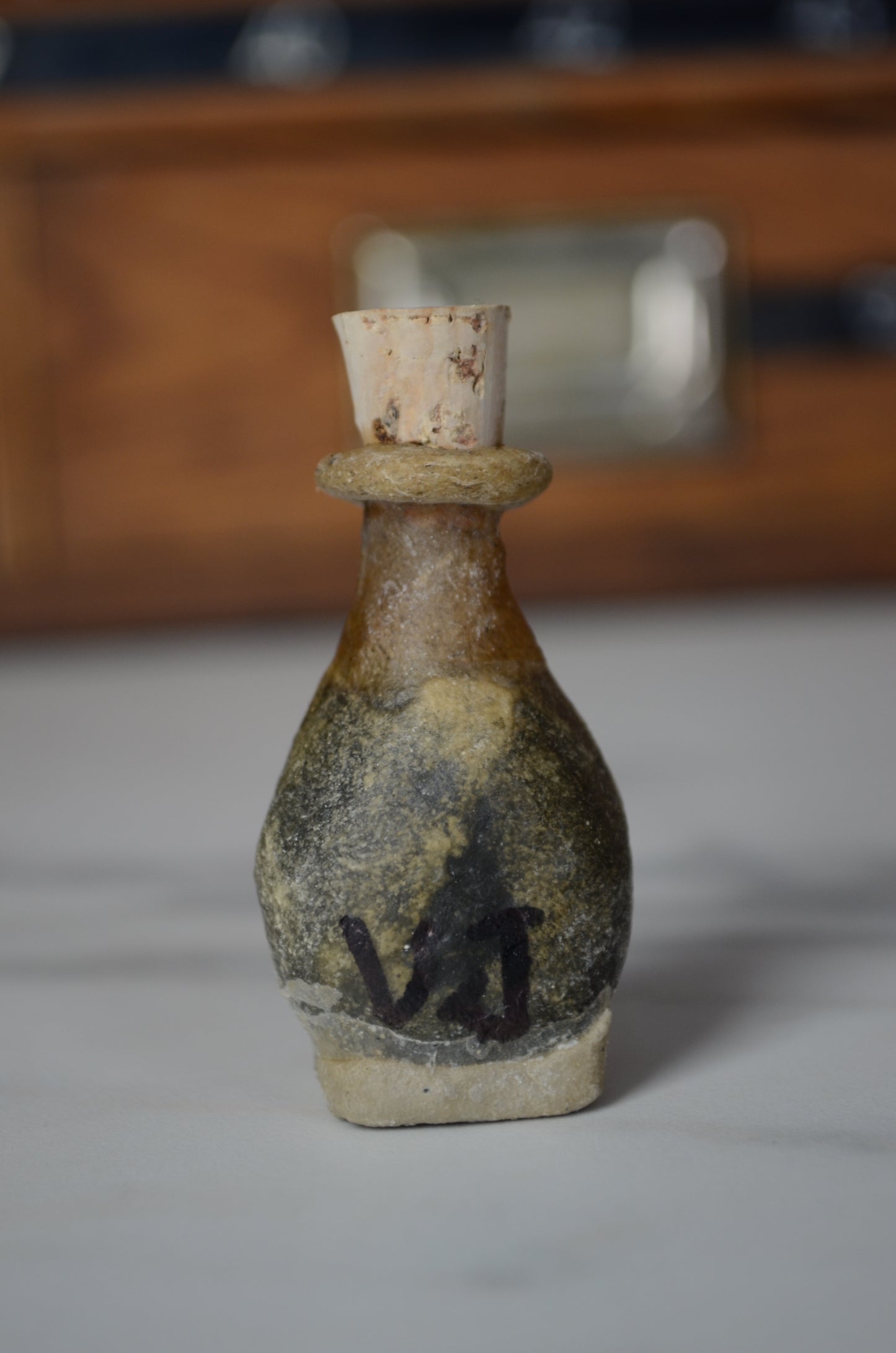 Colección de Vetiver en botella de piel, 12gr×4 botellas