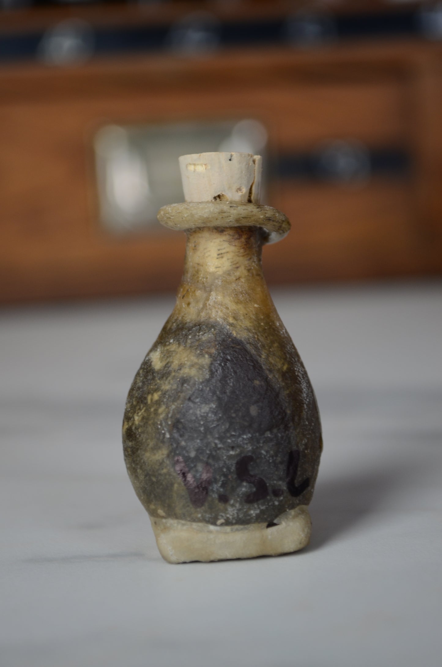 Colección de Vetiver en botella de piel, 12gr×4 botellas